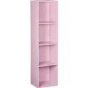 Structure Box Cube 4 cases 35,2x30x137,2cm bois rose