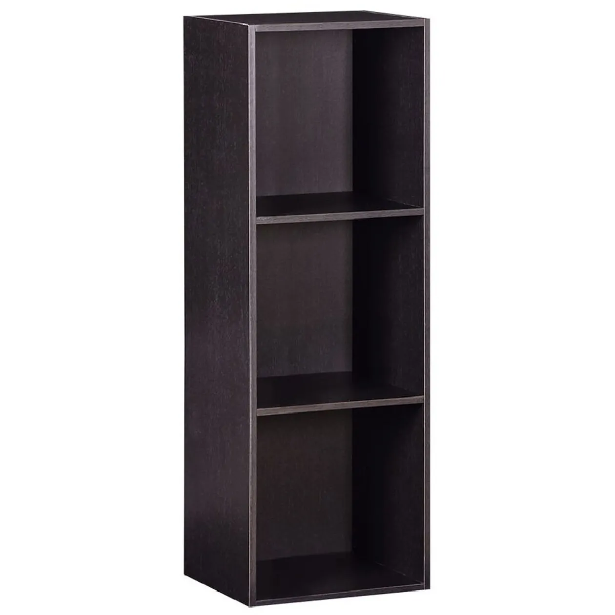 Structure Box Cube 3 cases 35,2x30x103,2cm bois noir