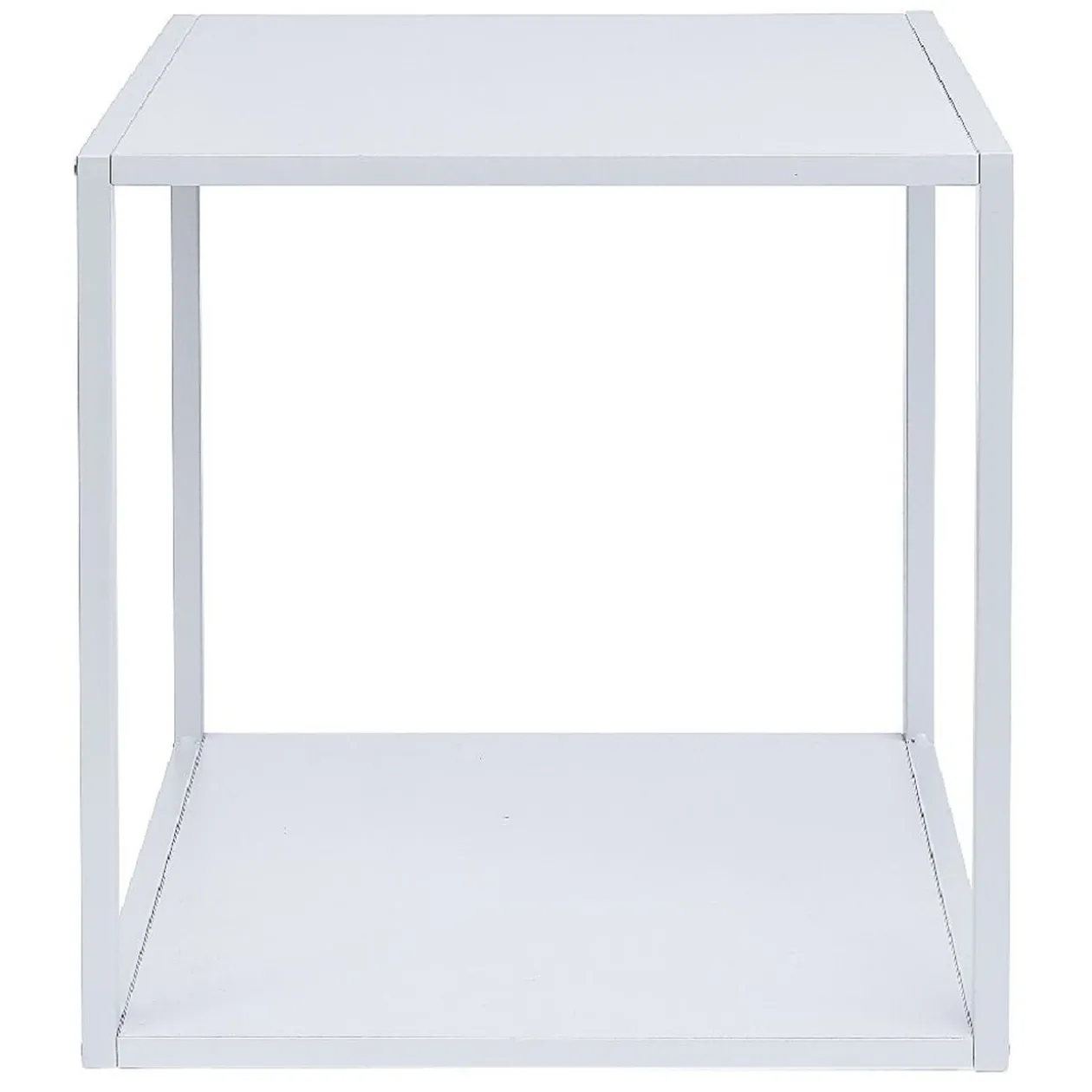 Structure Box Cube 35x30x35cm métal blanc