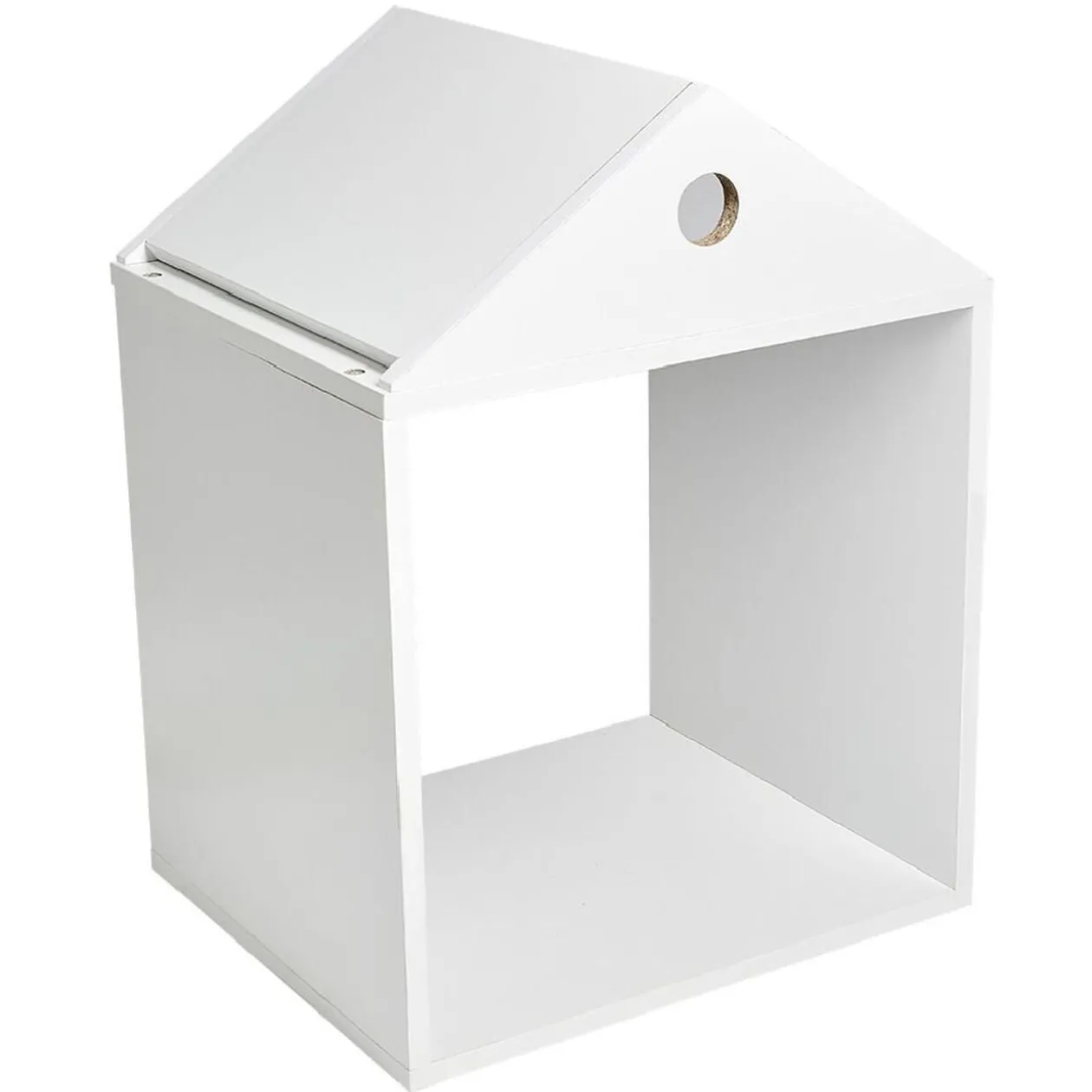 Structure maison enfant Box Cube bois blanc