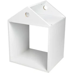 Structure maison enfant Box Cube bois blanc