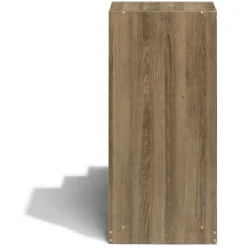 Structure pour bac de rangement 6 cases bois marron