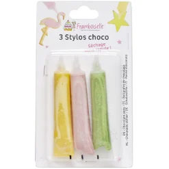 Stylo choco alimentaire x3 80g