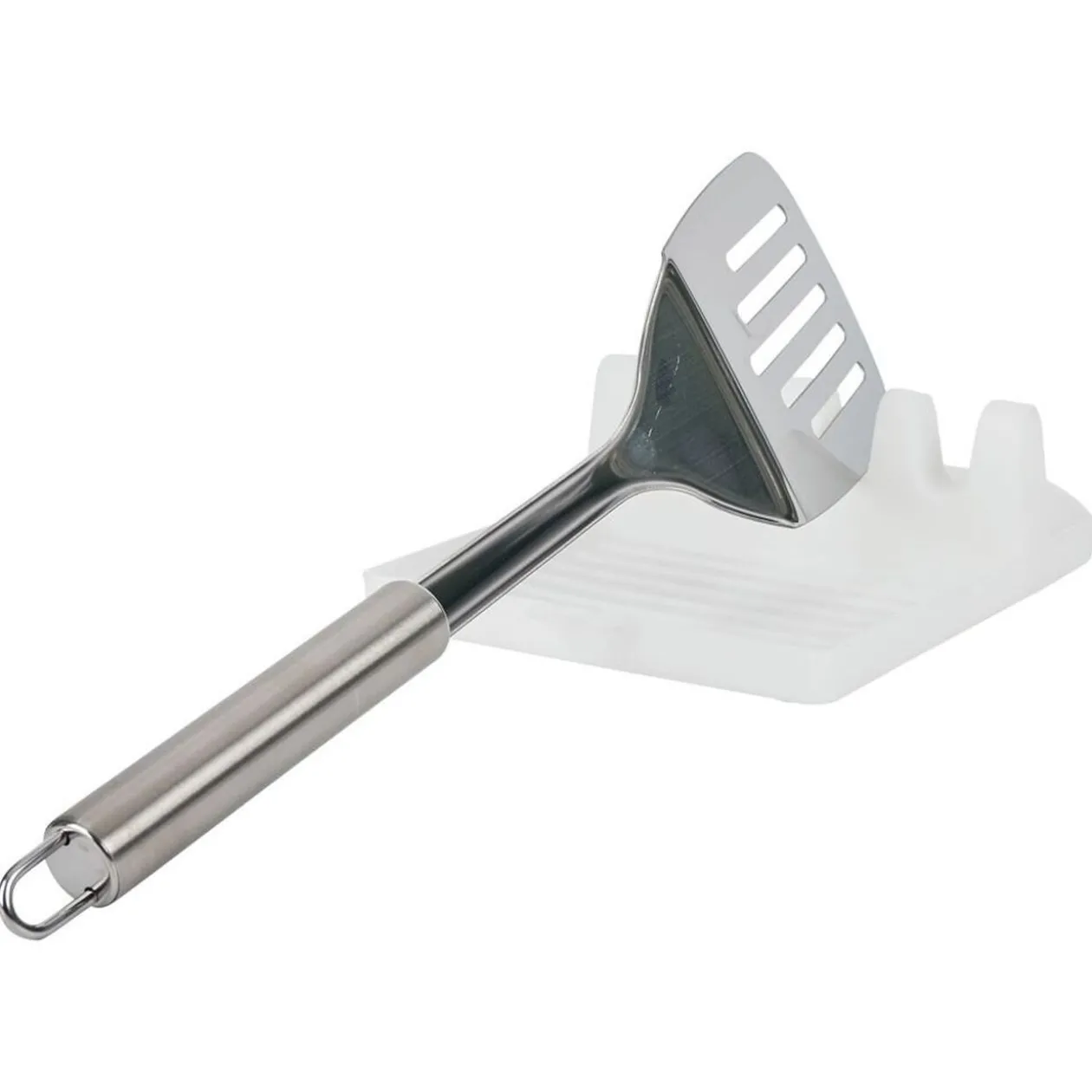 Support à couverts en plastique blanc 14,5x13x5cm