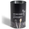 Support à ustensiles en métal noir design Kitchen tools Ø11xH17,4cm