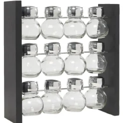 Support et 12 pots à épices