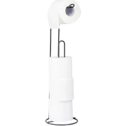 Support papier WC métal noir