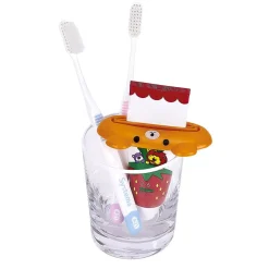 Support pour dentifrice forme animal x4