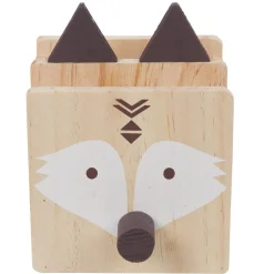 Support smartphone bambou design renard