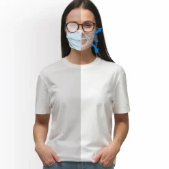 Support sous masque respirant réutilisable blanc x10