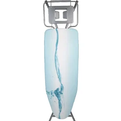 Table à repasser bleue avec support