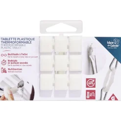 Tablette plastique thermoformable x9