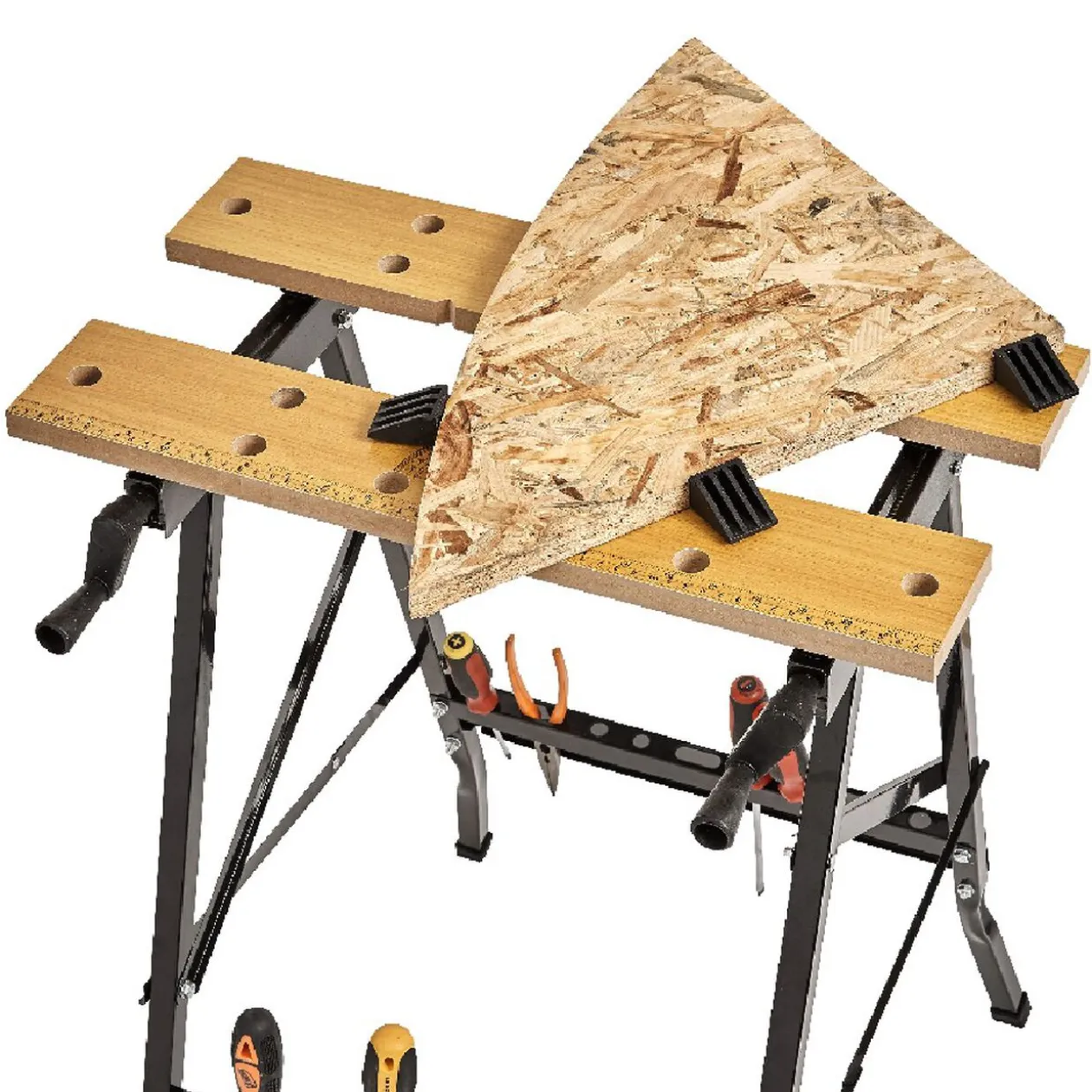 Établi de travail pliant