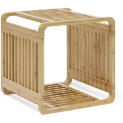 Étagère 1 case Macao bambou naturel - L.33xP.33xH.33 cm