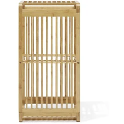 Étagère 2 cases Macao bambou naturel - L33xH.64,5xP.33 cm