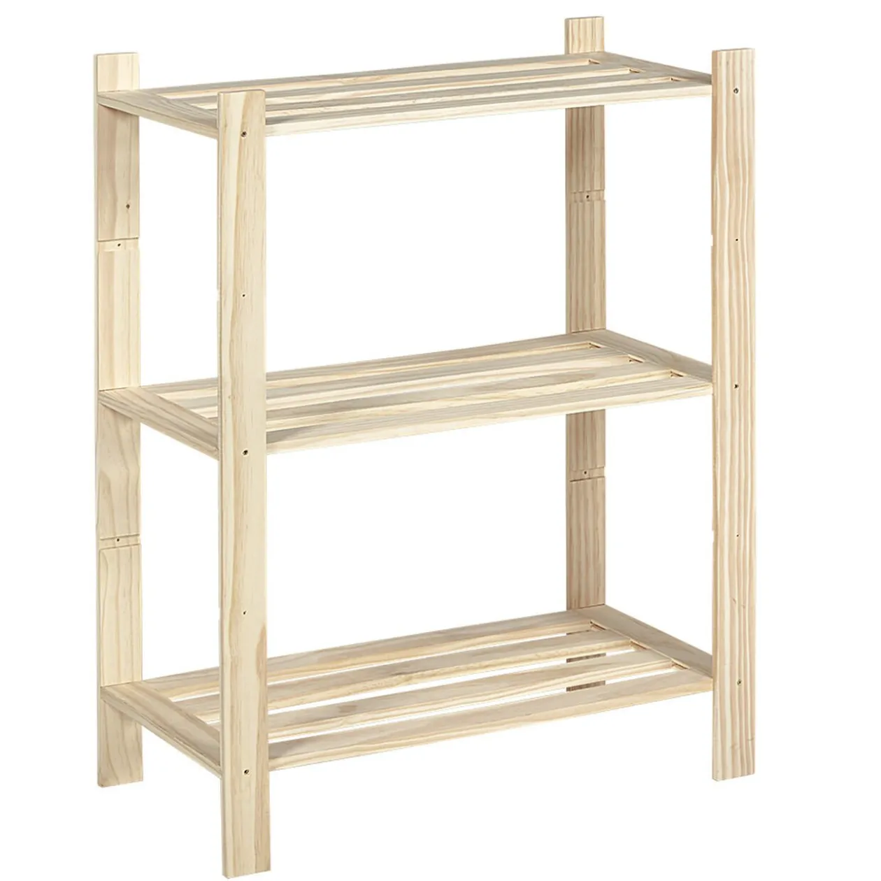 Étagère 3 niveaux en Pin massif