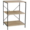 Étagère 3 niveaux métal et bois WILLIAM