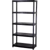 Étagère 5 niveaux noir
