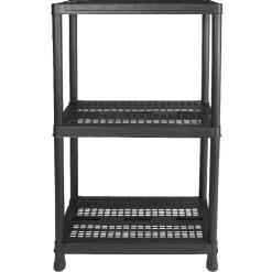 Étagère 3 niveaux noir