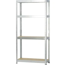 Étagère 4 niveaux 75x30xH150cm