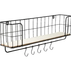 Étagère à patères