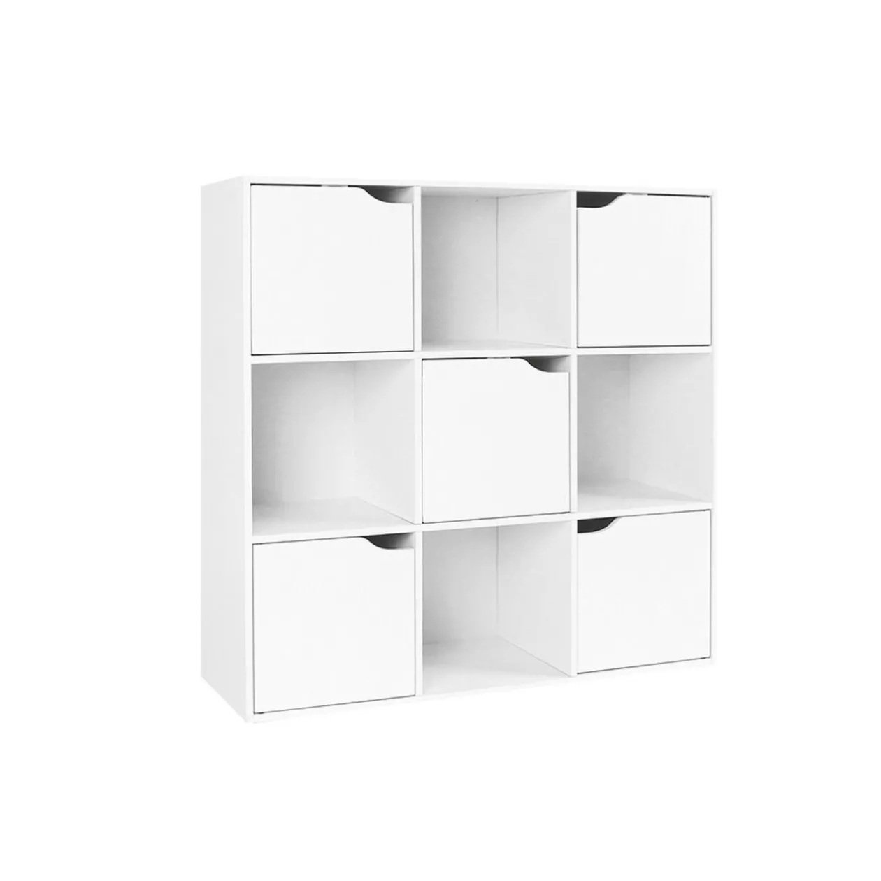 Étagère Adam en bois blanc 9 niches