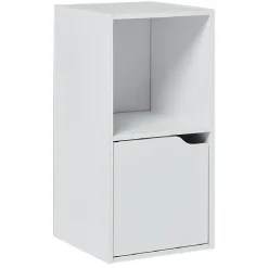 Étagère Adam en bois blanc 2 niches