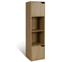 Étagère Adam en bois naturel 4 niches