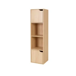 Étagère Adam en bois naturel 4 niches