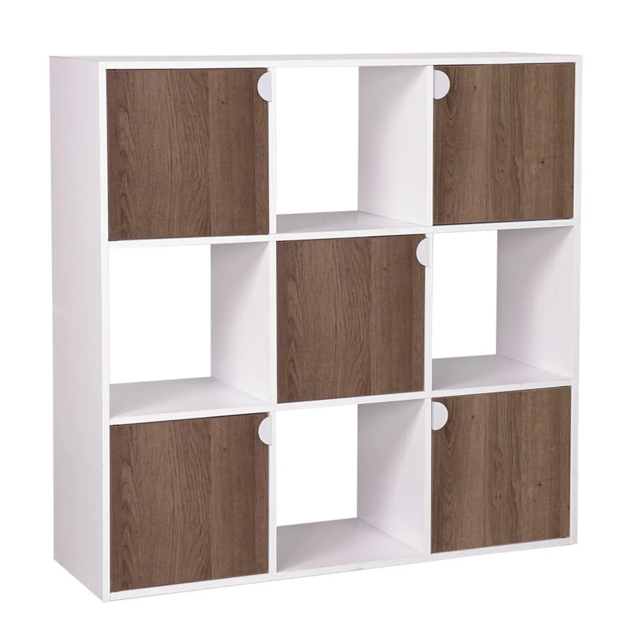 Étagère Adam MDF blanche 9 cubes 90xH90x29,5cm