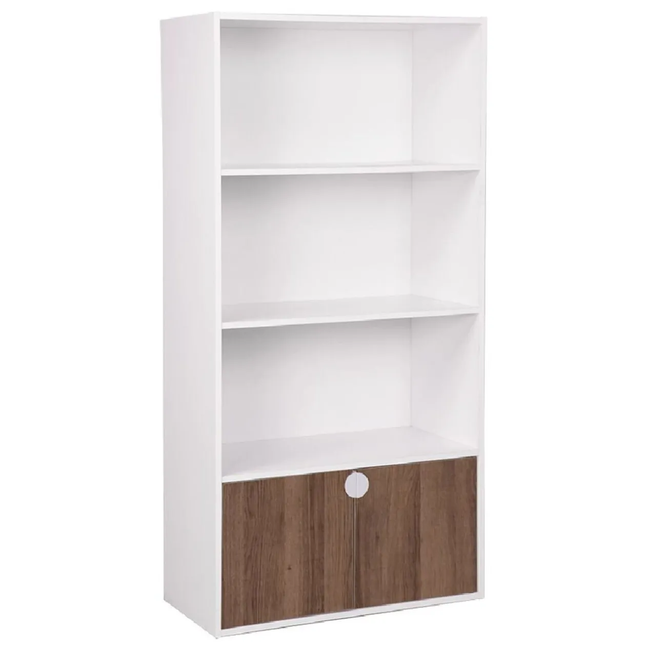 Étagère Adam MDF blanche 4 niveaux 59xH120x29,5cm