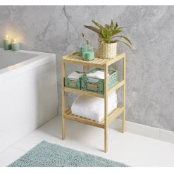 Étagère bambou 3 niveaux