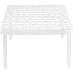 Étagère carrée cuisine blanc