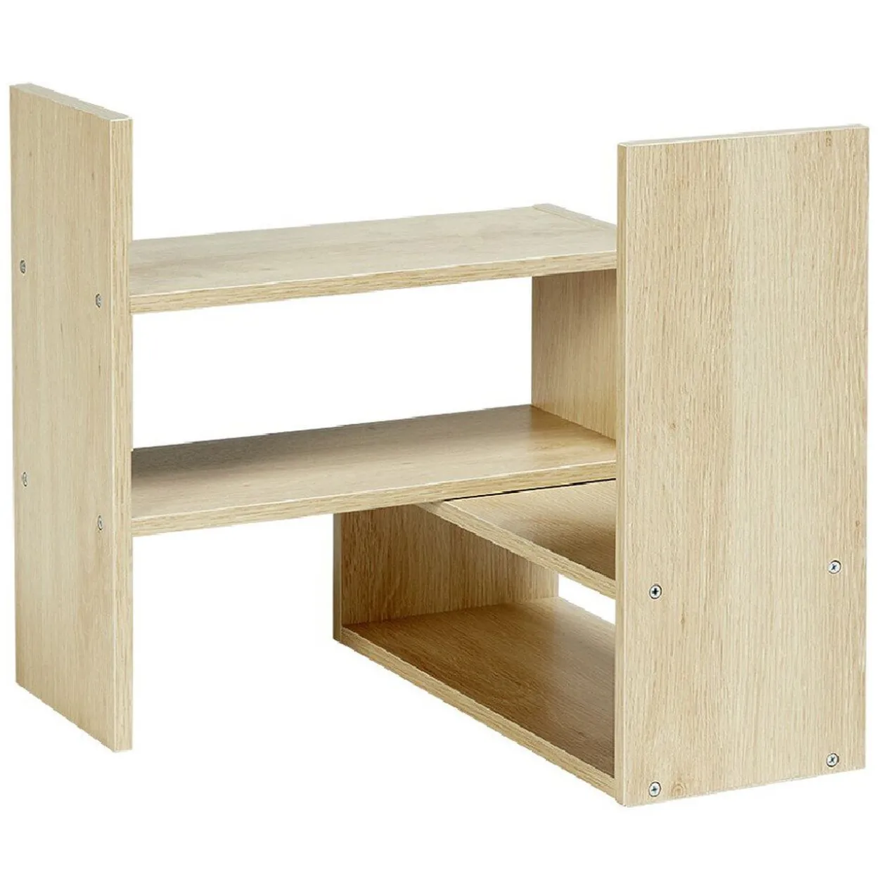 Étagère de bureau modulable bois