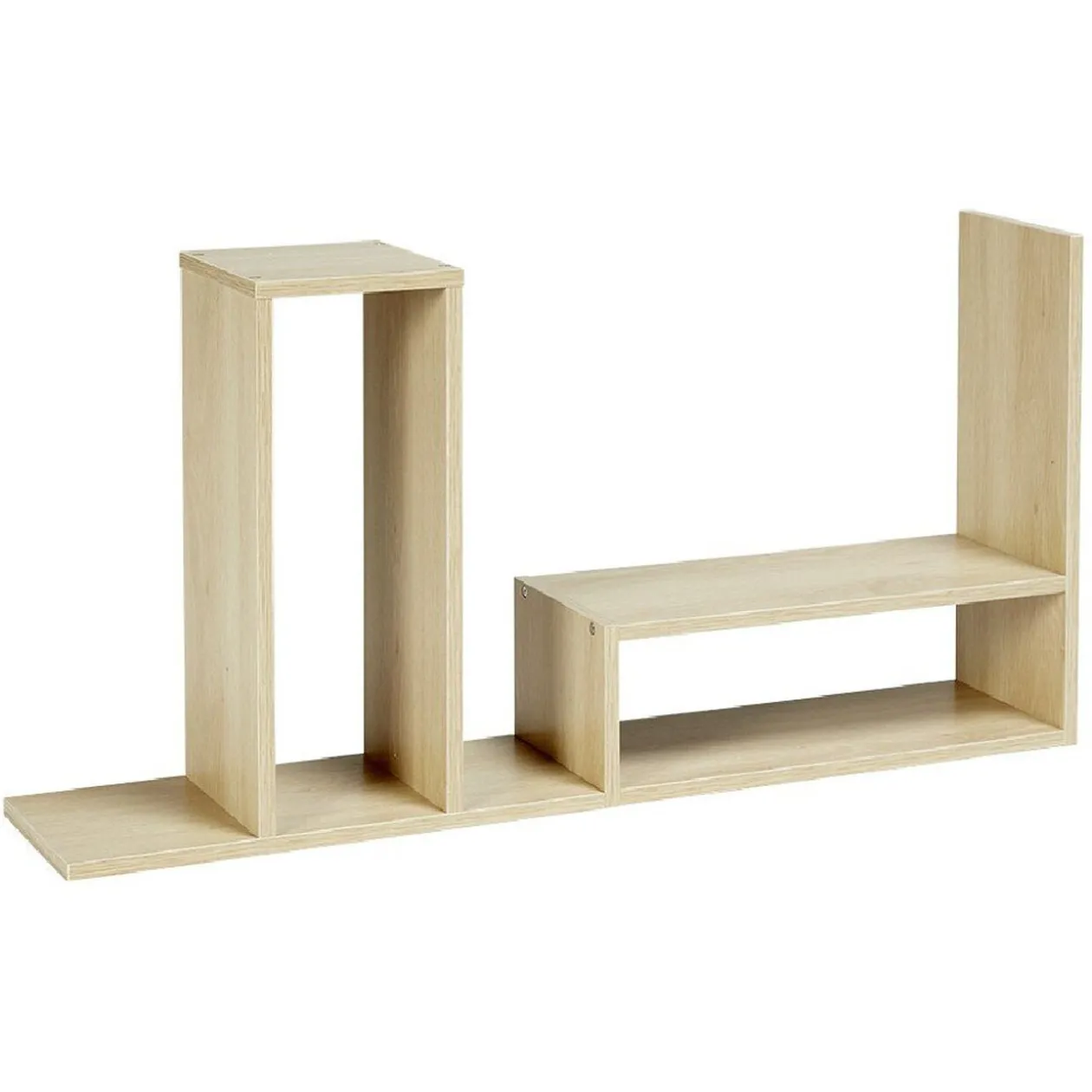 Étagère de bureau modulable bois