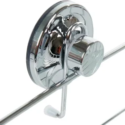 Étagère de douche panier d'angle à ventouse inox