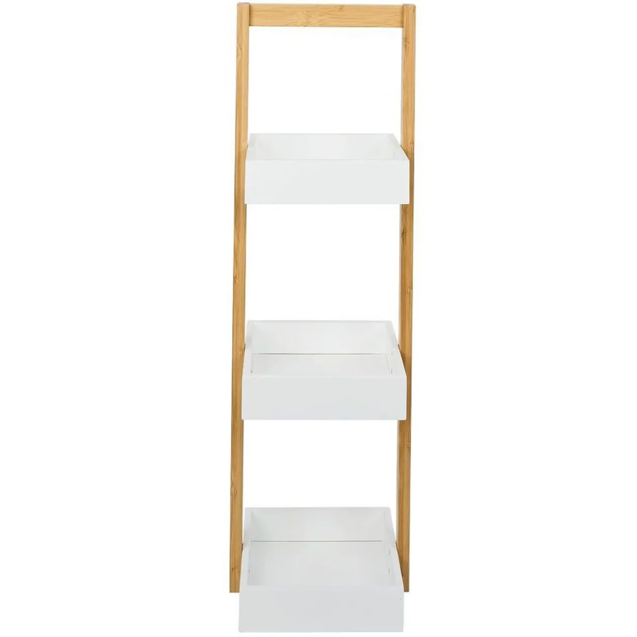 Étagère de salle de bain à 3 niveaux bambou 22x24xH73cm