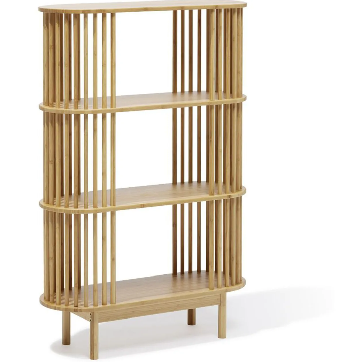 Étagère Gaïa bambou naturel - L80xP30xH120 cm