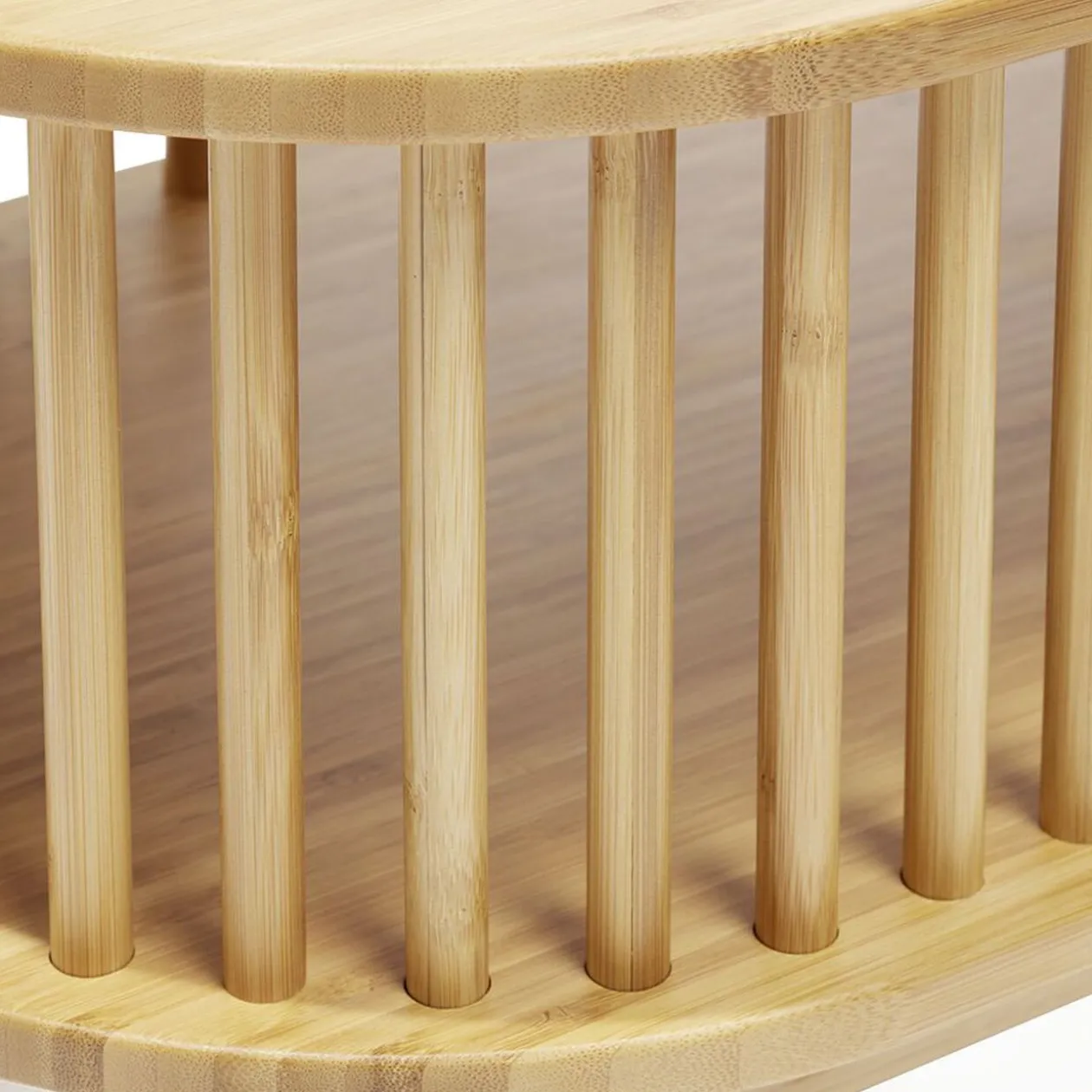 Étagère Gaïa bambou naturel - L80xP30xH120 cm