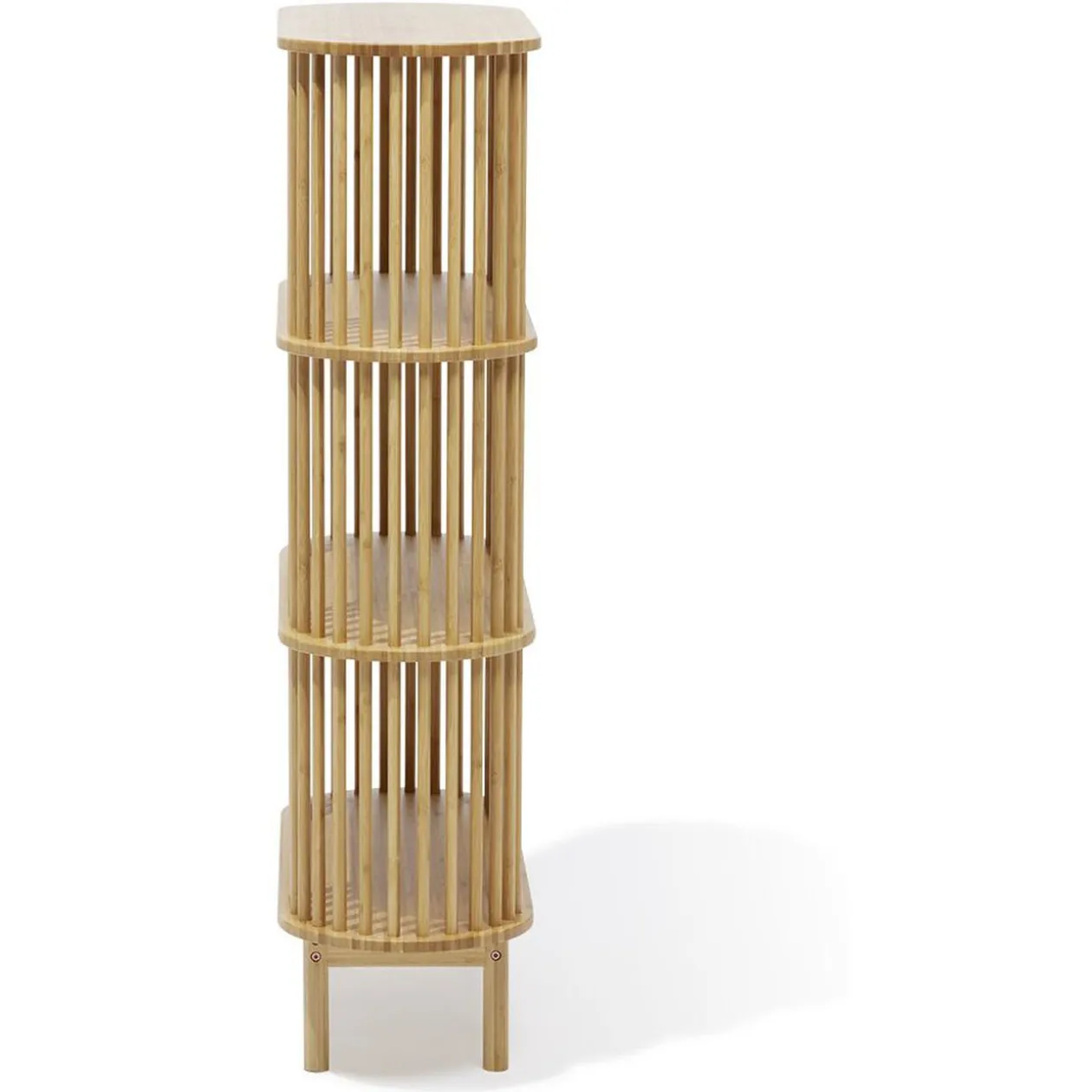 Étagère Gaïa bambou naturel - L80xP30xH120 cm