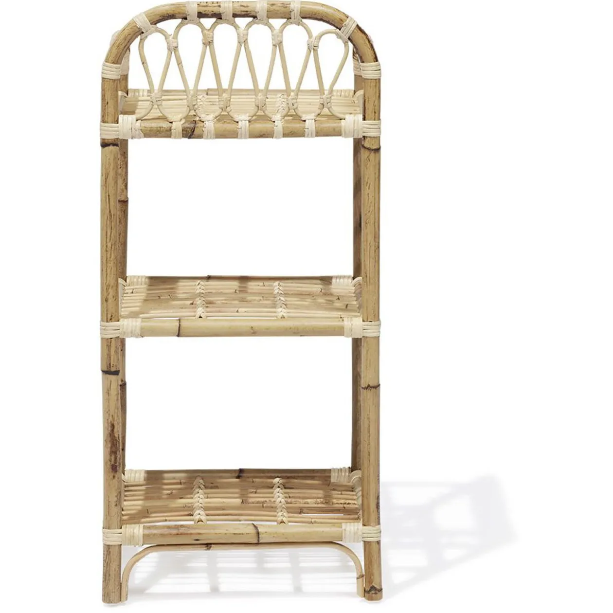 Étagère Léonie rotin naturel - L40xP30xH86 cm