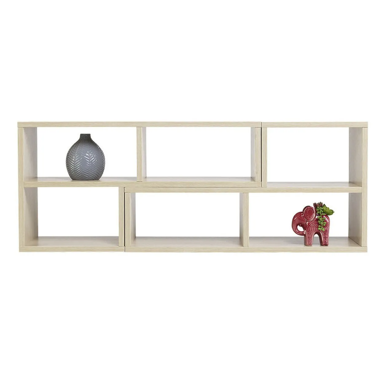 Étagère modulable en bois x2