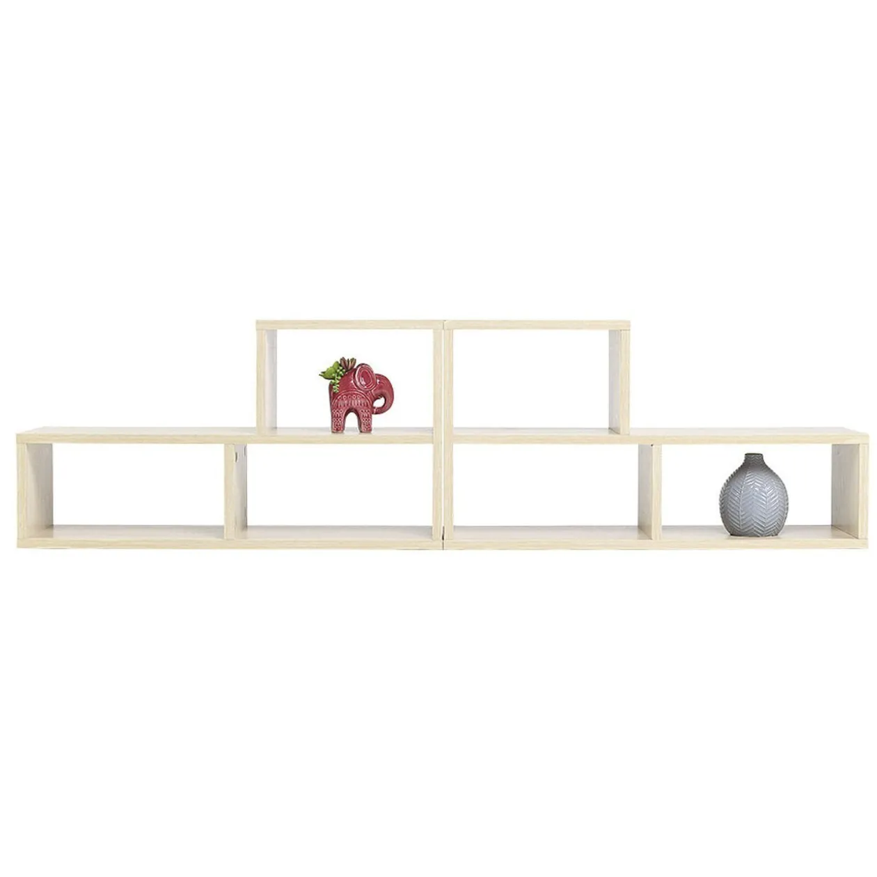 Étagère modulable en bois x2