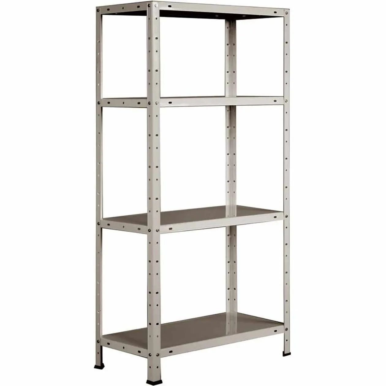 Étagère métal blanc 4 niveaux