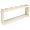 Étagère murale bois et cannage L.40cm