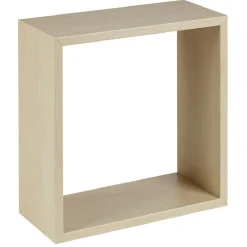 Étagère murale carrée beige x3