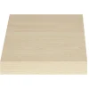 Étagère murale carrée bois beige