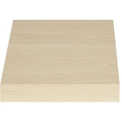 Étagère murale carrée bois beige