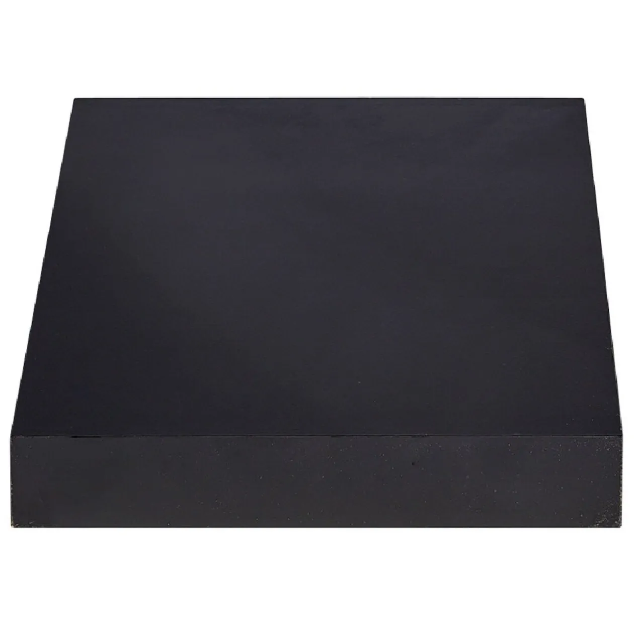 Étagère murale carrée bois noir