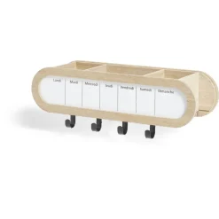 Étagère murale mémo semainier 48x15,5xH12cm